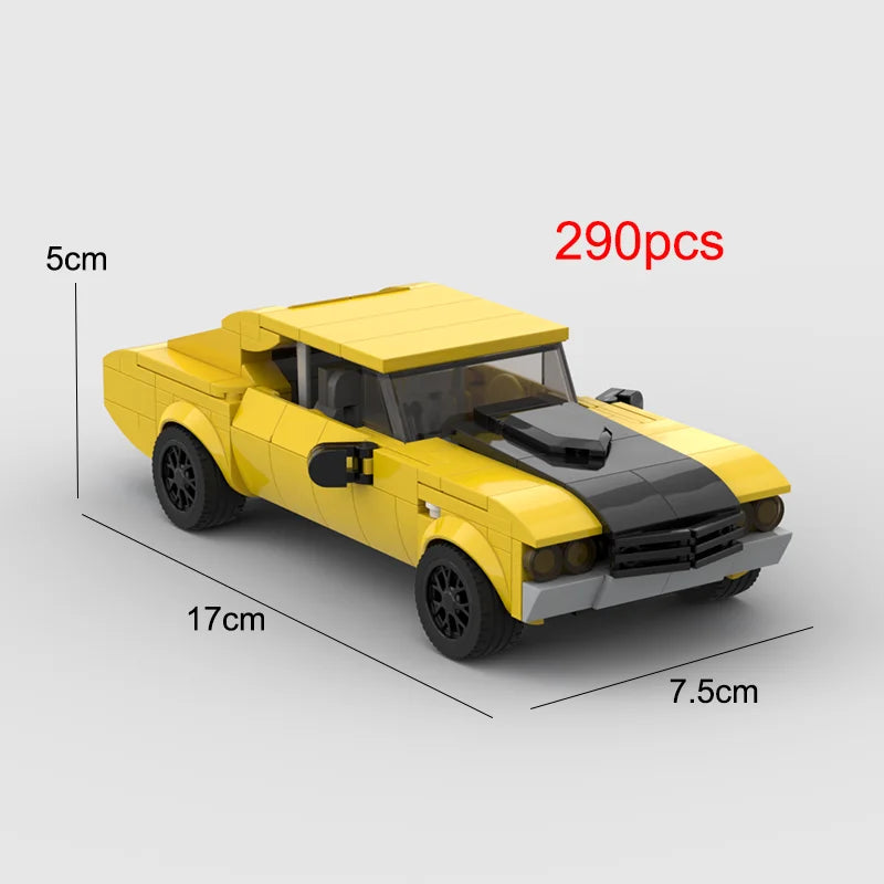 Chevelle SS Building Blocks Brick Creative Garage Toys for Boys