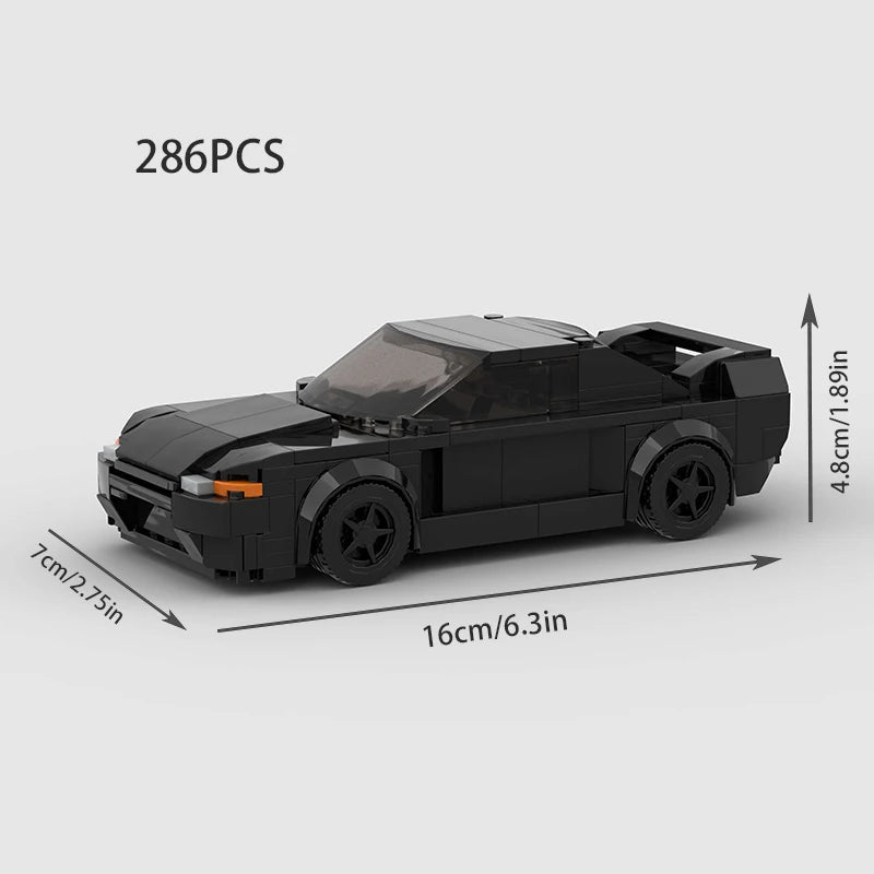 Nissan Skyline GTR R32 Building Blocks Brick