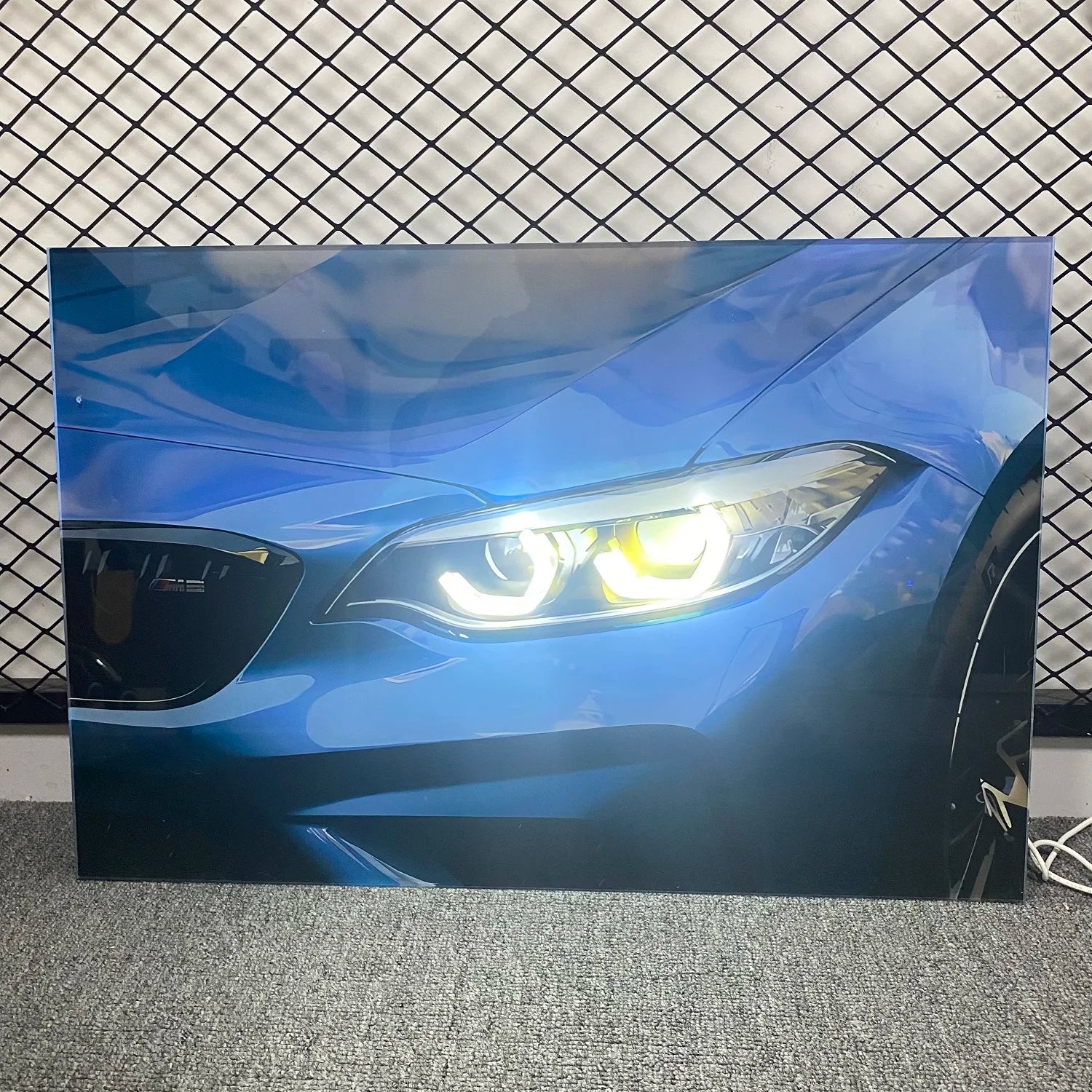 BMW M5 Neon Lights