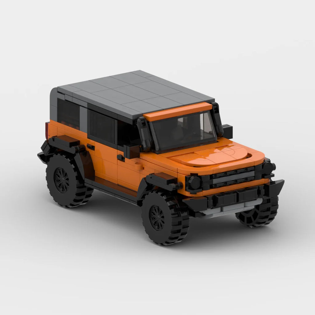 Fordham bronco racing sports car Vehicle Speed Champion Racer Building Blocks Brick Creative Garage Toys for Boys Gifts