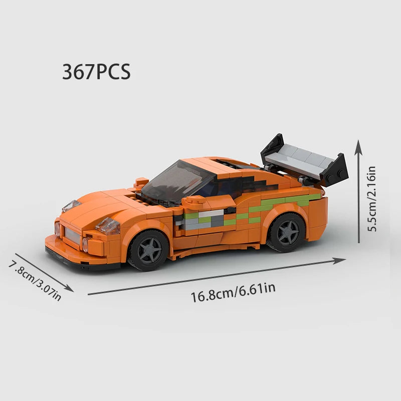 Fast & Furious MK4 Supra Building Blocks Brick