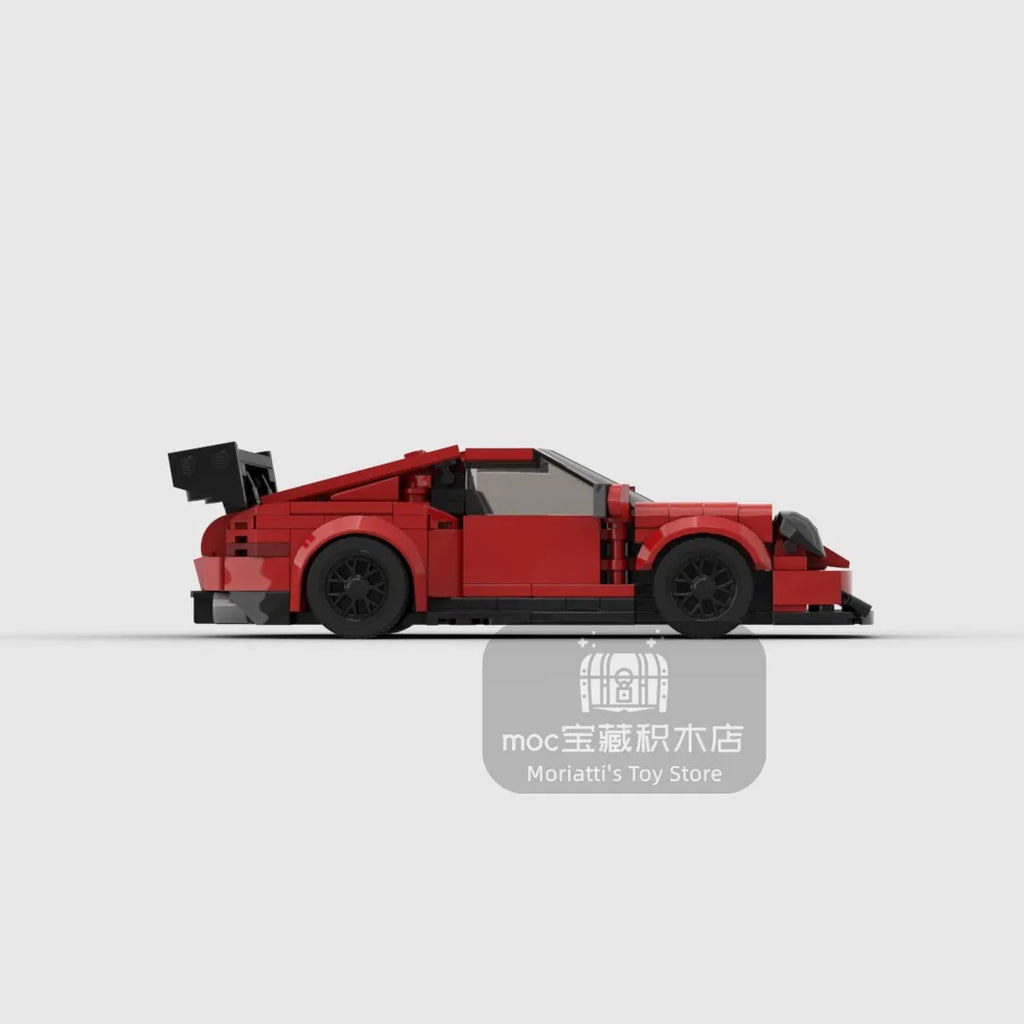 GT-RS racing sports car Vehicle Speed Champion Racer Building Blocks Brick Creative Garage Toys for Boys
