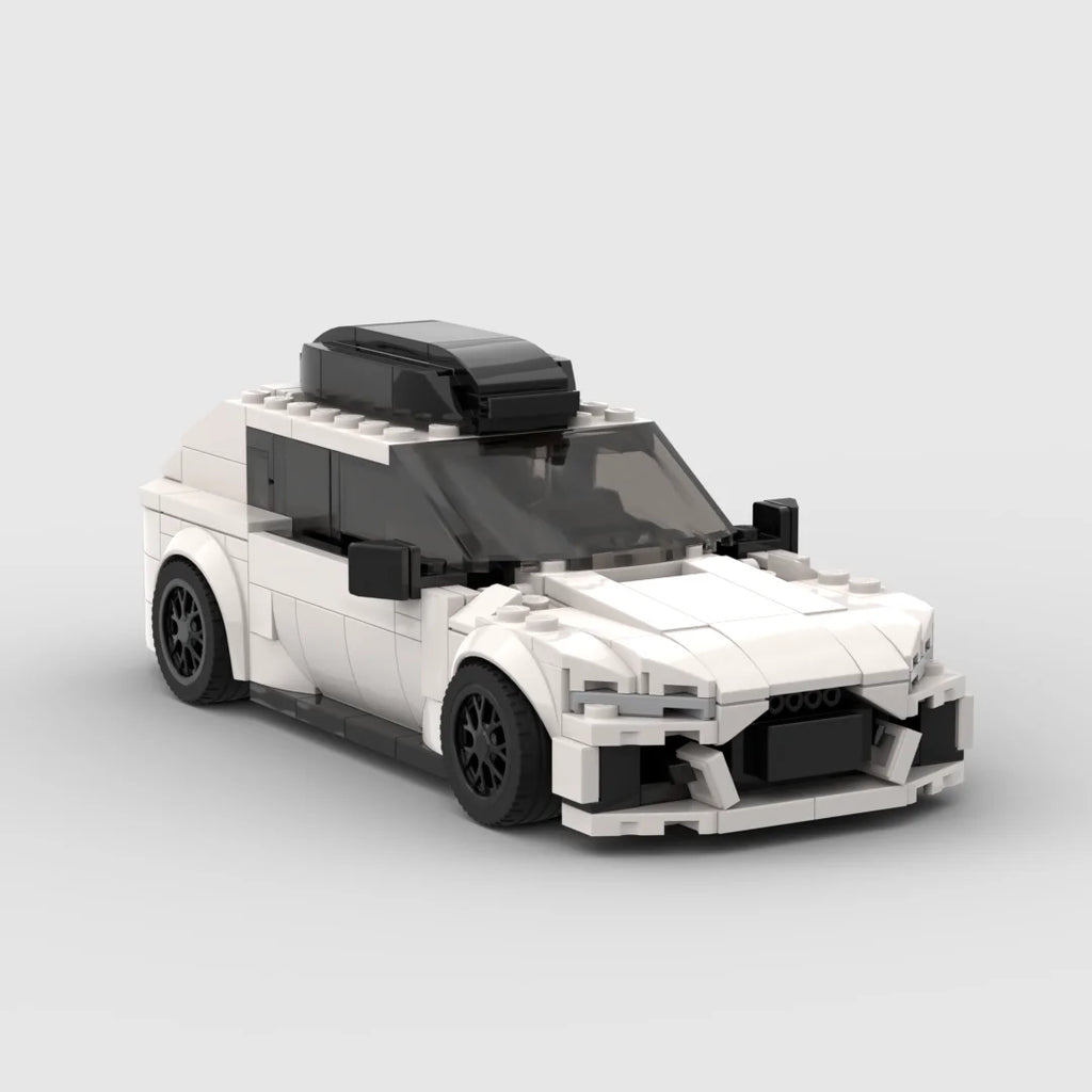RS6 racing sports car Vehicle Speed Champion Racer Building Blocks Brick Creative Garage Toys for Boys Gifts