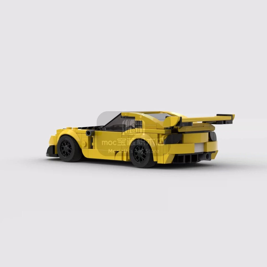 mazda RX7 FD3S/FD/FC racing sports car Vehicle Speed Champion Racer Building Blocks Brick Creative Garage Toys for Boys