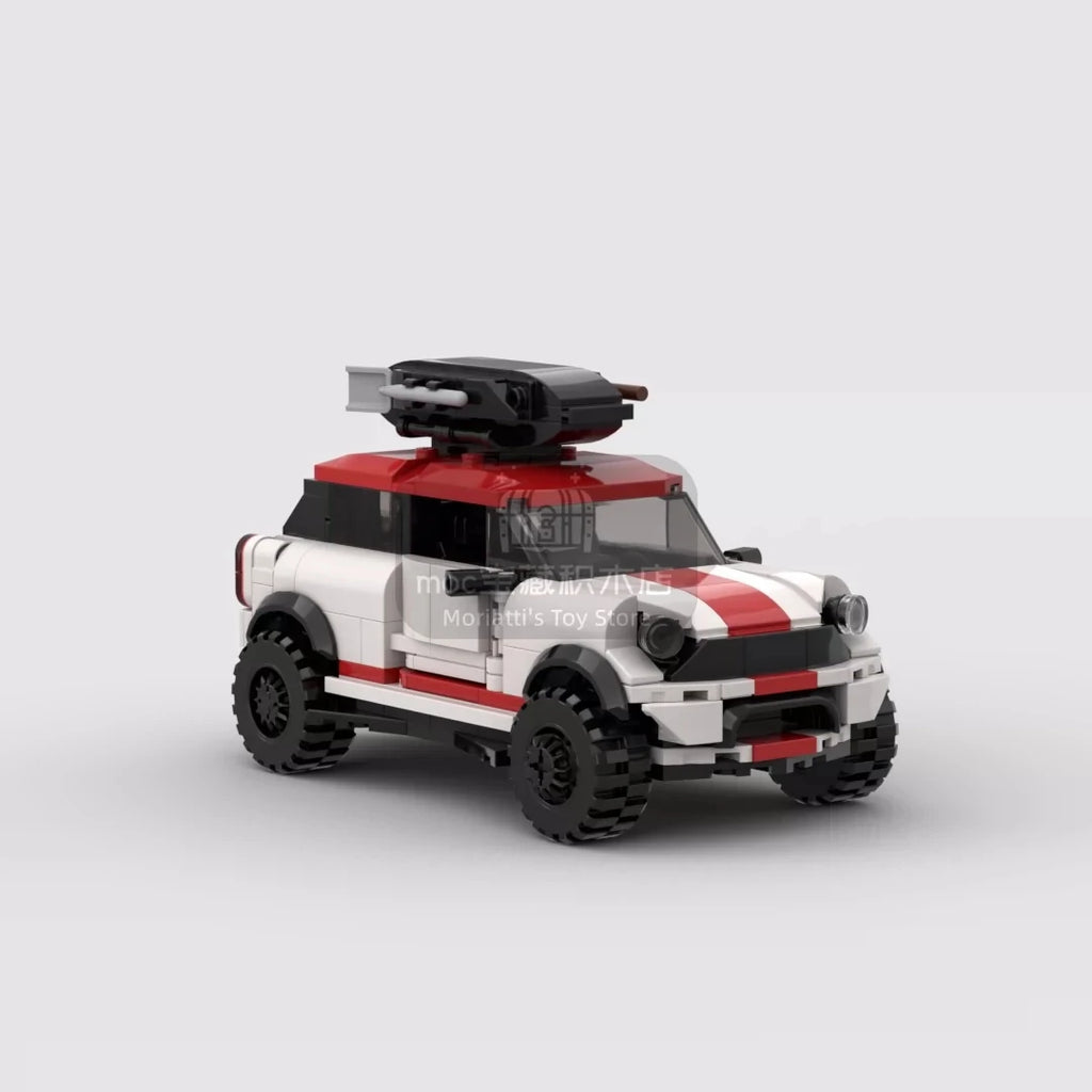 MINI Countrymanspeed JCW racing Speed Champion Racer Building Blocks Brick Creative Garage Toys for Boys Gifts