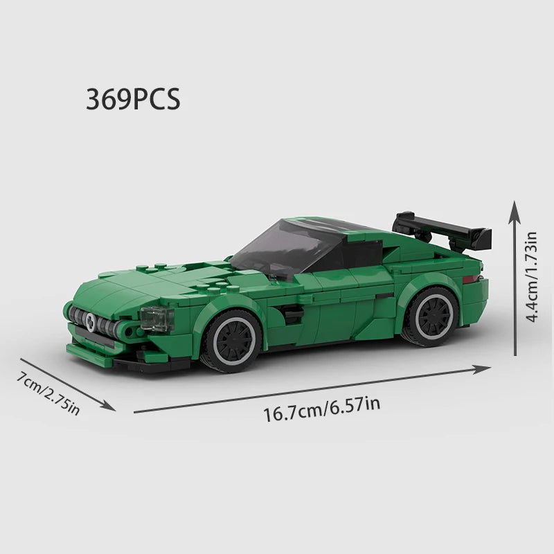 Mercedes Benz AMG GTR  Building Blocks Brick