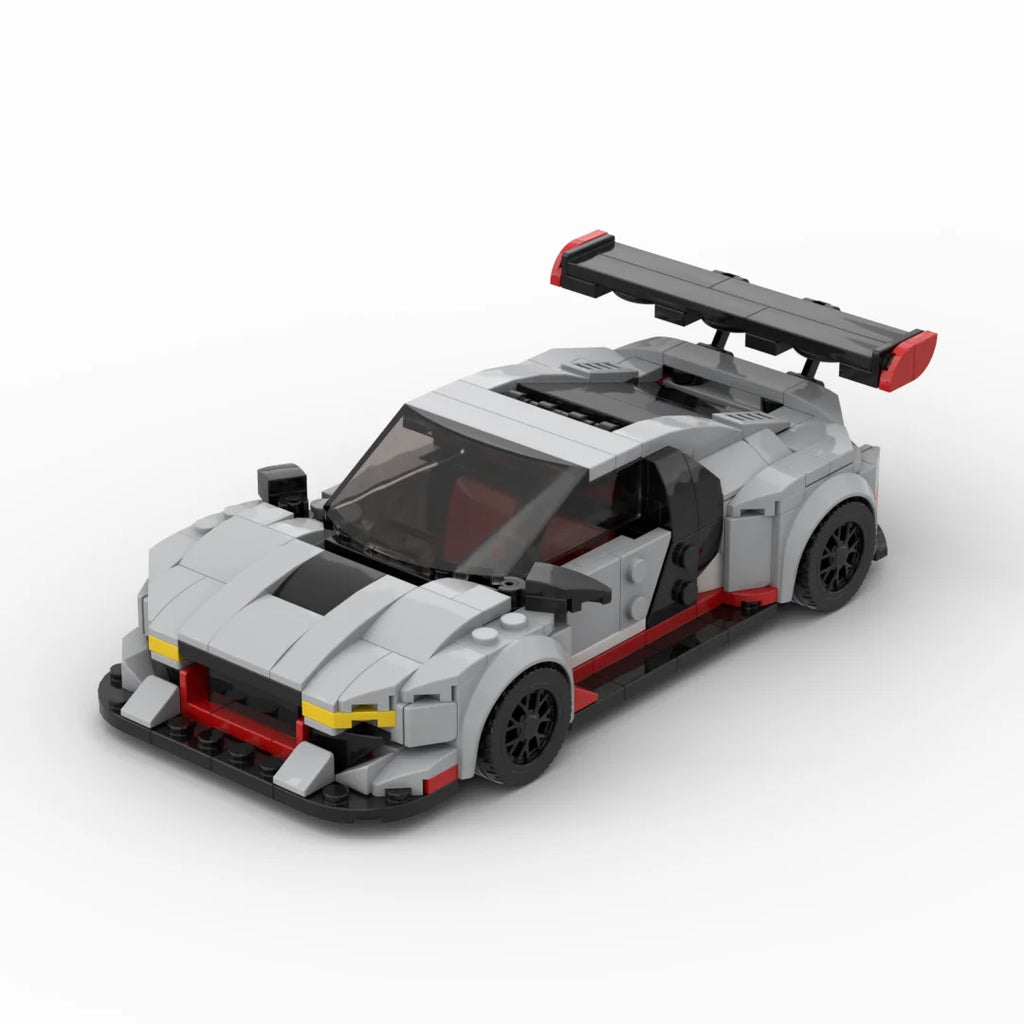 R8 GT racing sports car Vehicle Speed Champion Racer Building Blocks Brick Creative Garage Toys for Boys
