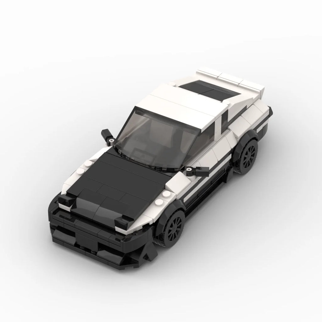 AE86 APEX 314pcs header text D block creative assembly sports car boy speed champion series car model