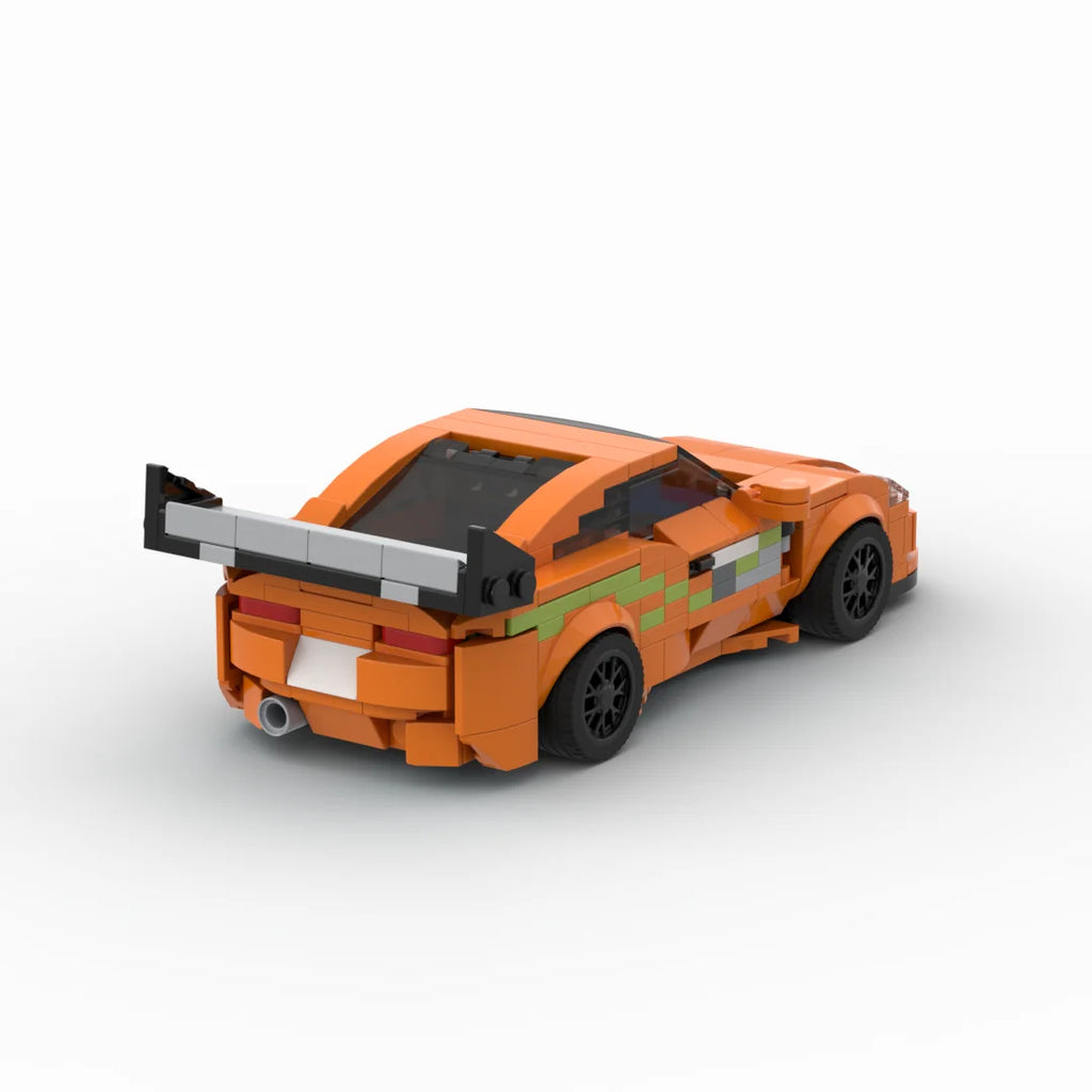Fast & Furious MK4 370pcs Supra City Technical Car Speed Champion Sports Racing Vehicle Racer Building Blocks supercar Toy