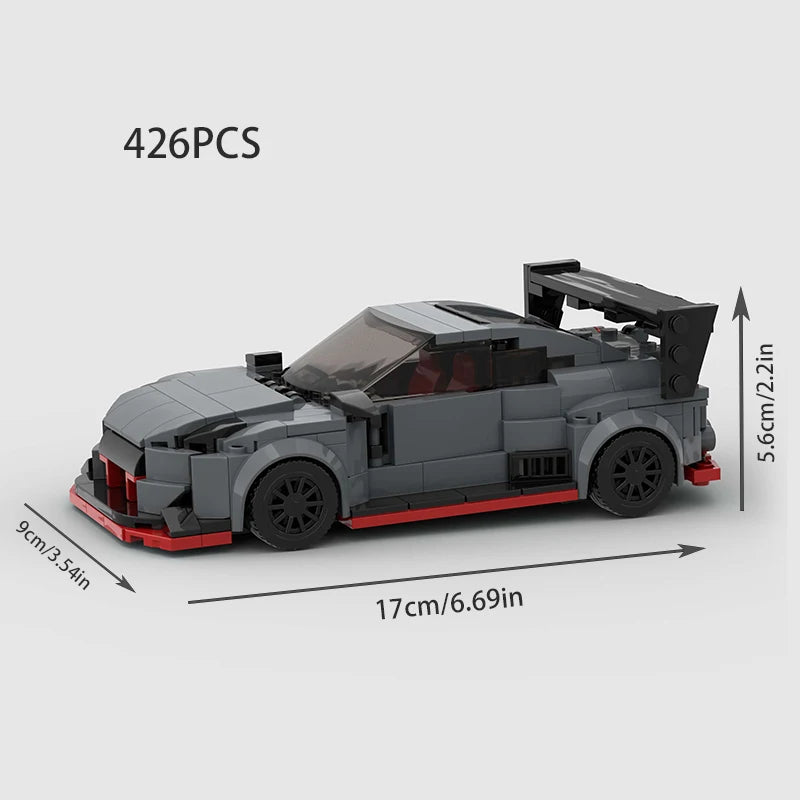Nissan Skyline GT-R R35 Nismo Building Blocks Brick