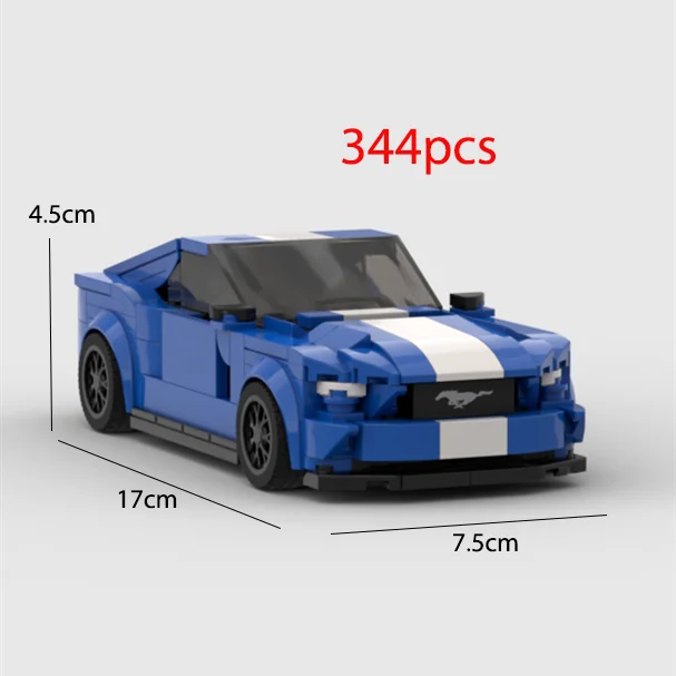 Ford Mustang Building Blocks Brick