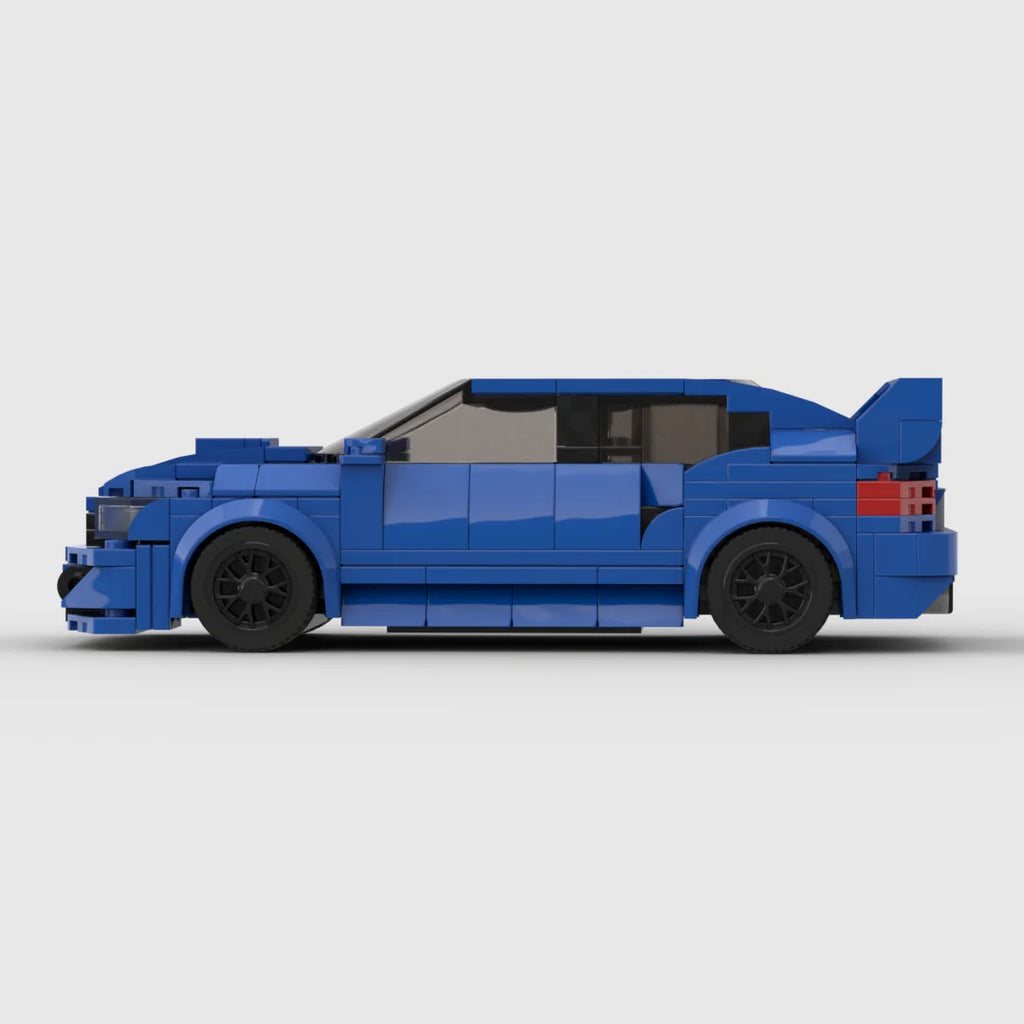Subaru WRX STI 303pcs racing sports car Vehicle Speed Champion Racer Building Blocks Brick Creative Garage Toys for Boys