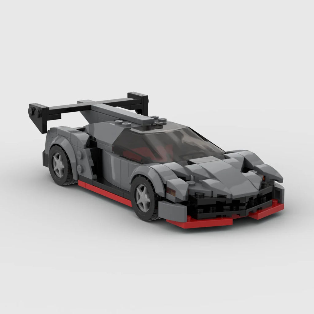 Lambo Poison racing sports car Vehicle Speed Champion Racer Building Blocks Brick Creative Garage Toys for Boys Gifts