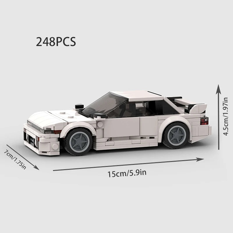 Nissan Silvia S13 240sx Building Blocks Brick