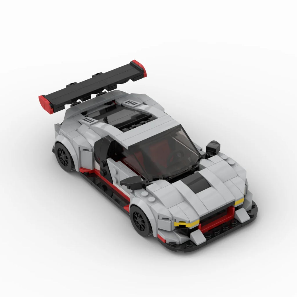 R8 GT racing sports car Vehicle Speed Champion Racer Building Blocks Brick Creative Garage Toys for Boys