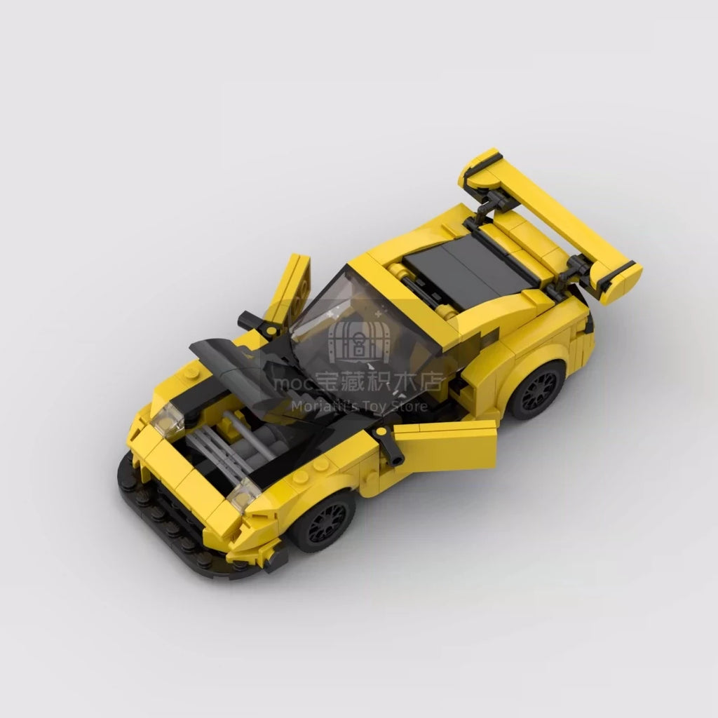 mazda RX7 FD3S/FD/FC racing sports car Vehicle Speed Champion Racer Building Blocks Brick Creative Garage Toys for Boys