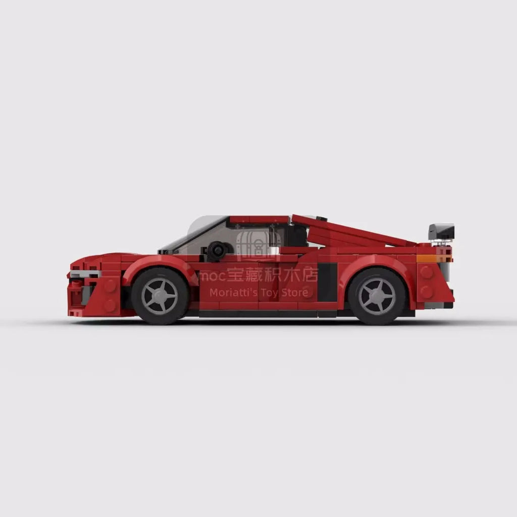 R8 412pcs racing Speed Champion Racer Building Blocks Brick Creative Garage Toys for Boys Gifts