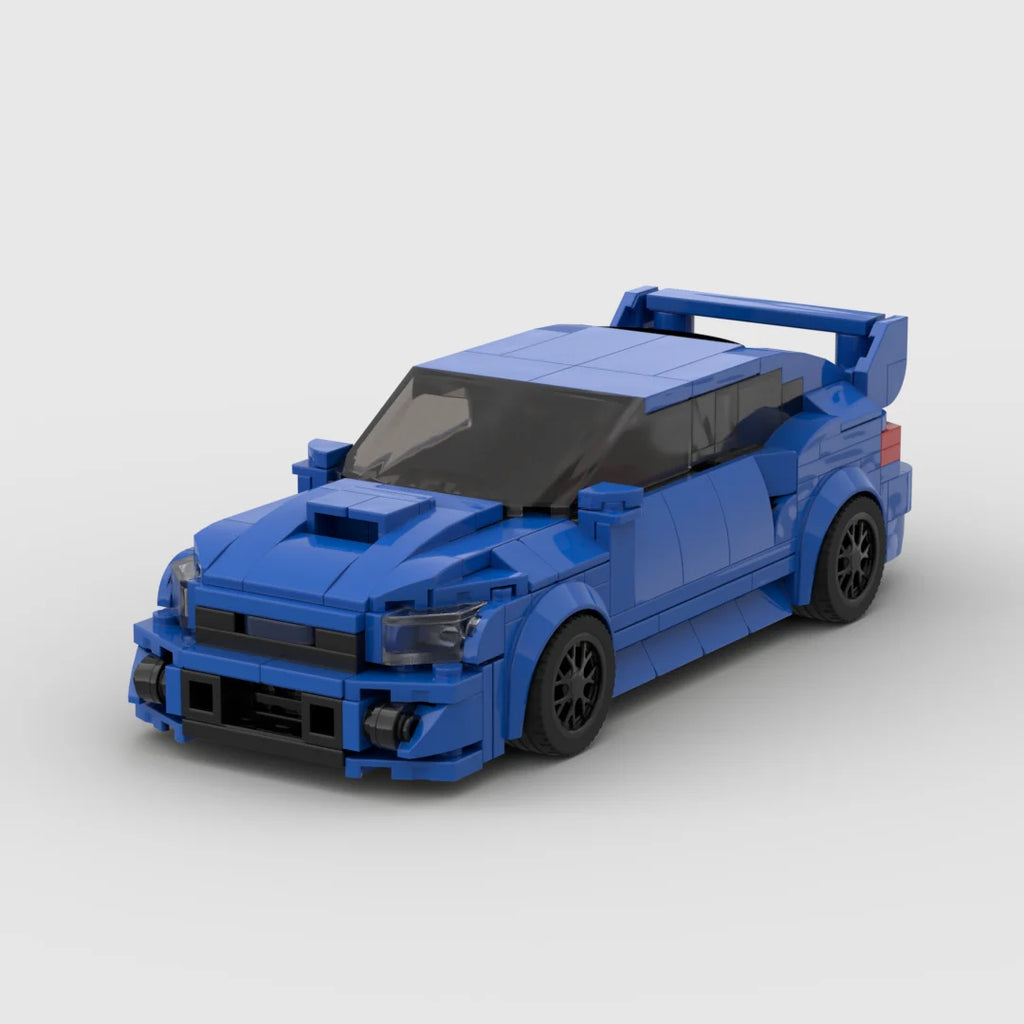 Subaru WRX STI 303pcs racing sports car Vehicle Speed Champion Racer Building Blocks Brick Creative Garage Toys for Boys