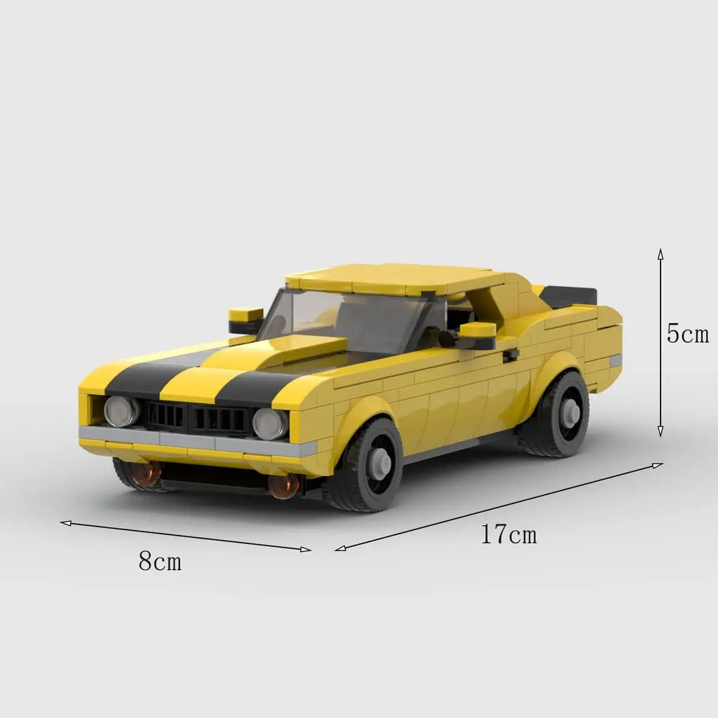 Speed Champion Z28 Racer Classic Supercar Building Blocks Brick Racing Super Technique Creative Garage DIY Set