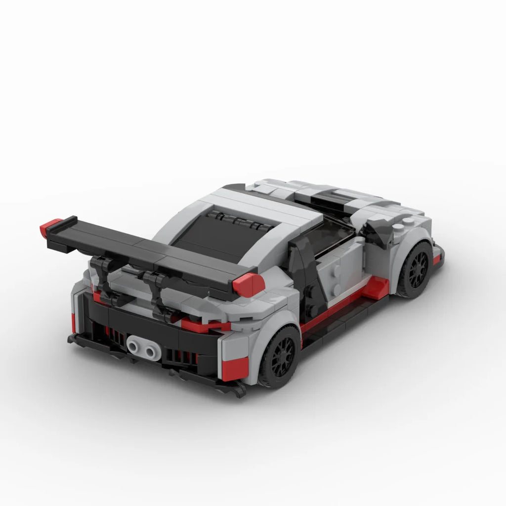 R8 GT racing sports car Vehicle Speed Champion Racer Building Blocks Brick Creative Garage Toys for Boys