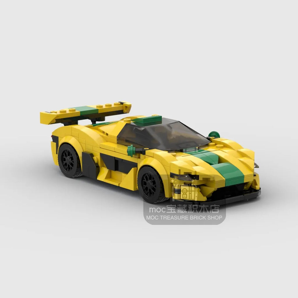Mclaren P1 GTR Building Blocks Brick