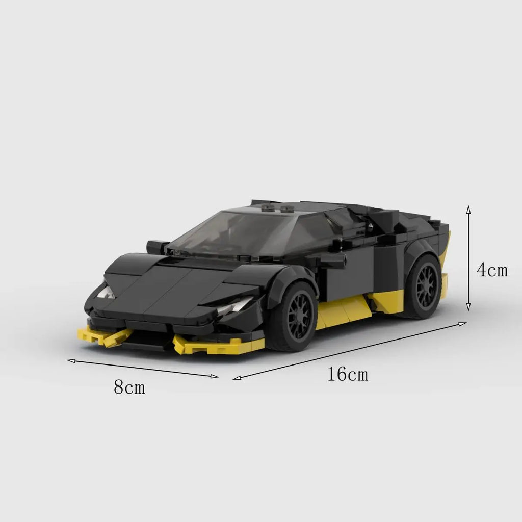 Lambo Hurricane building blocks Speed Champion Racer sports car model Creative Garage Toys for Boys Gifts
