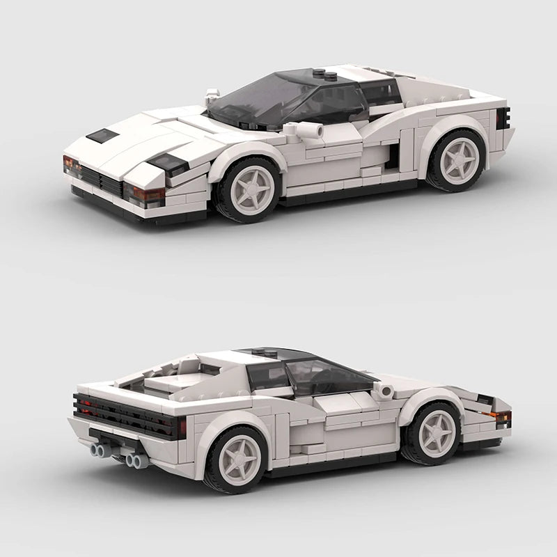 Ferrari Testarosa Building Blocks Brick