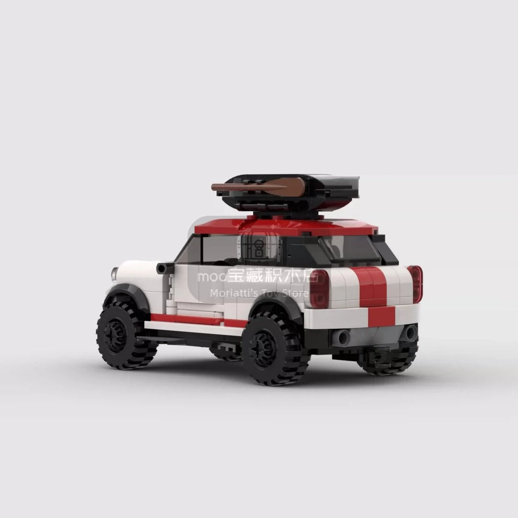 MINI Countrymanspeed JCW racing Speed Champion Racer Building Blocks Brick Creative Garage Toys for Boys Gifts