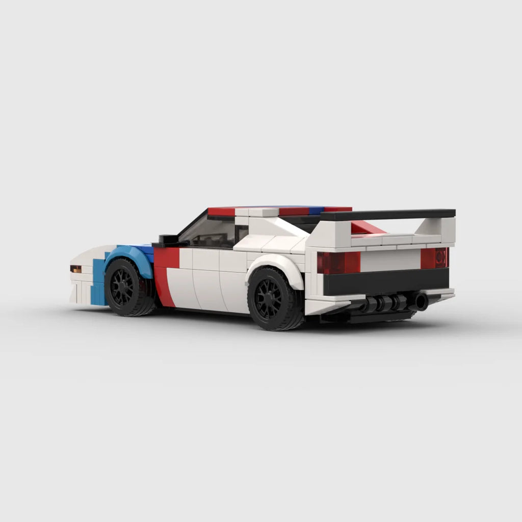 M1 racing sports car Vehicle Speed Champion Racer Building Blocks Brick Creative Garage Toys for Boys