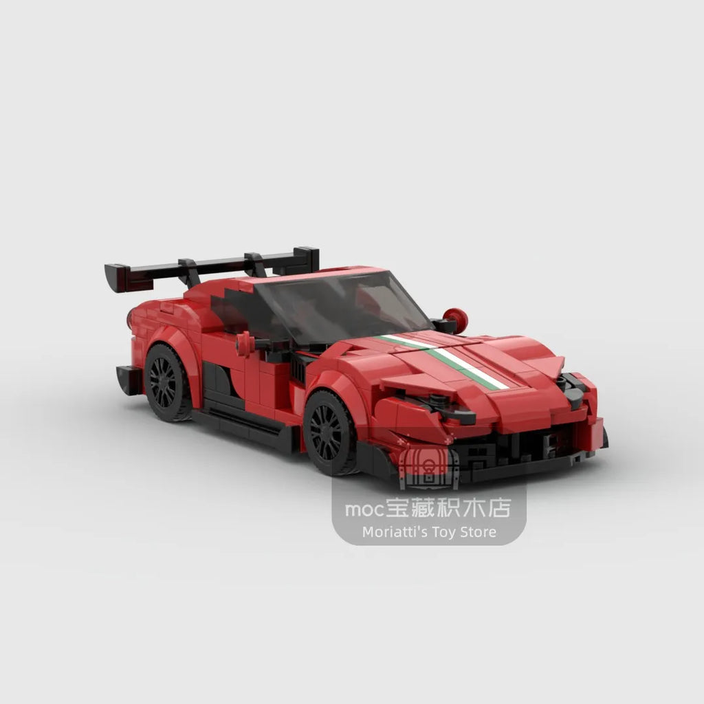Ferraried 812 GTS V12 Building Blocks Brick Creative Garage Toys for Boys