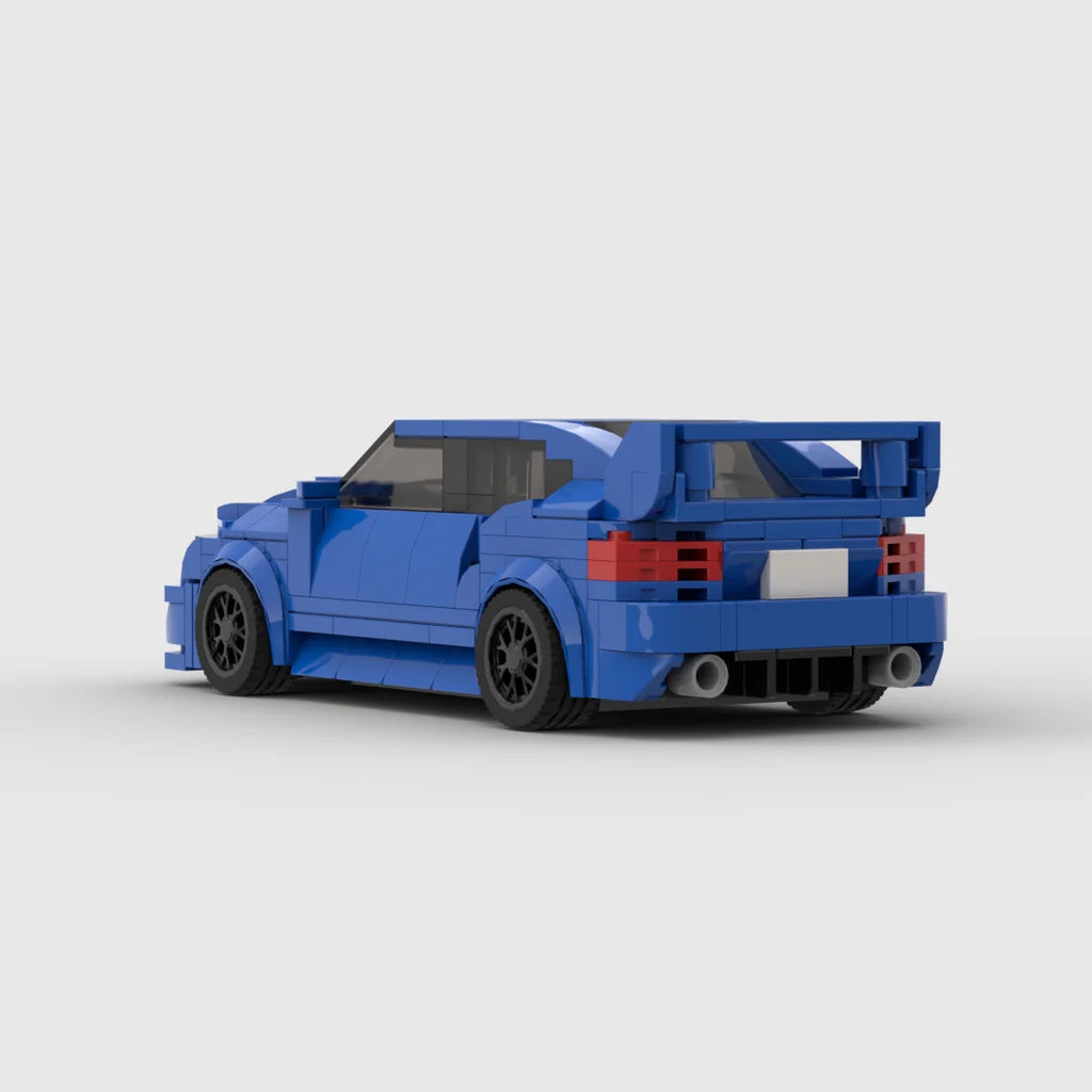 Speed Champion JDM STI  303pcs racing sports car Vehicle  Racer Building Blocks Brick Creative Garage Toys for Boys