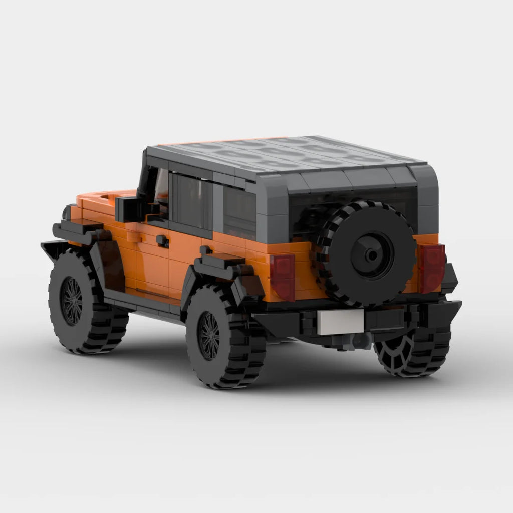 Fordham bronco racing sports car Vehicle Speed Champion Racer Building Blocks Brick Creative Garage Toys for Boys Gifts