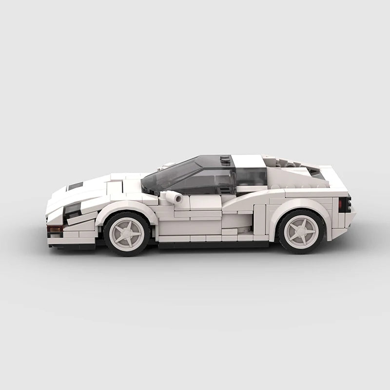Ferrari Testarosa Building Blocks Brick