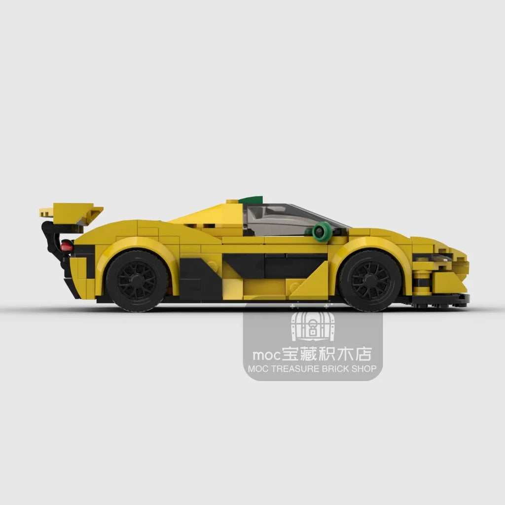 Mclaren P1 GTR Building Blocks Brick
