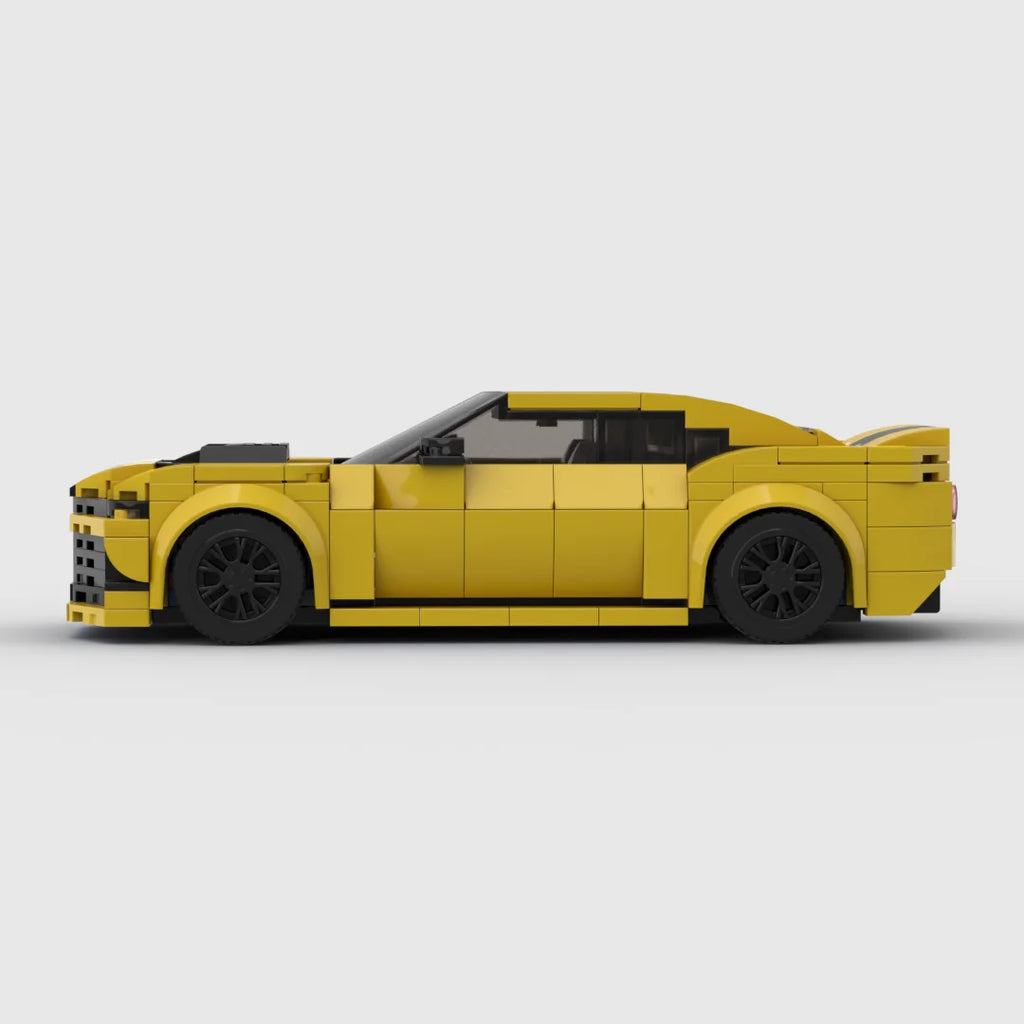 Camaro racing sports car Vehicle Speed Champion Racer Building Blocks Brick Creative Garage Toys for Boys
