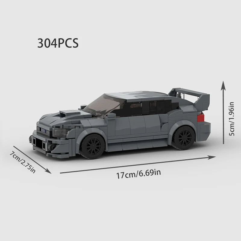Subaru WRX Sti Building Blocks Brick