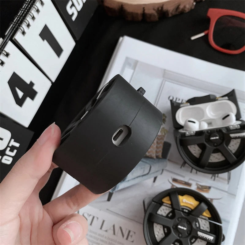 Carcasa de Airpods Rays Wheels