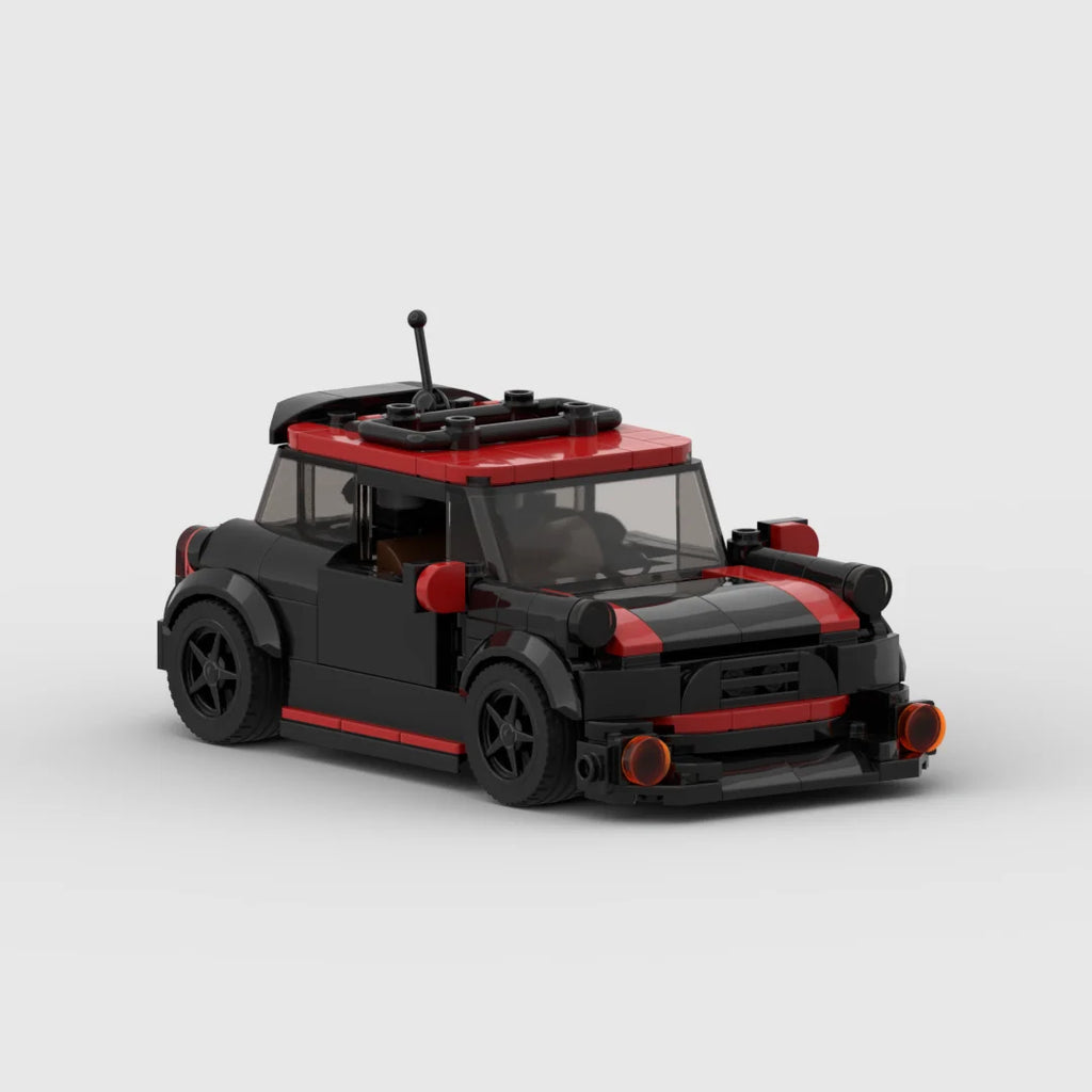 MINI JCW racing Speed Champion Racer Building Blocks Brick Creative Garage Toys for Boys Gifts