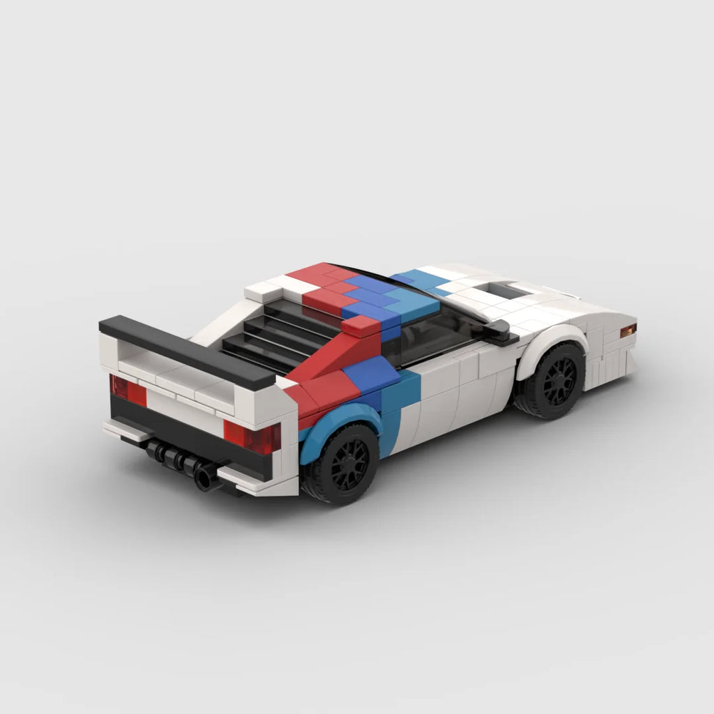 M1 racing sports car Vehicle Speed Champion Racer Building Blocks Brick Creative Garage Toys for Boys