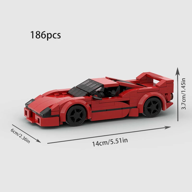 Ferrari F40  Building Blocks Brick