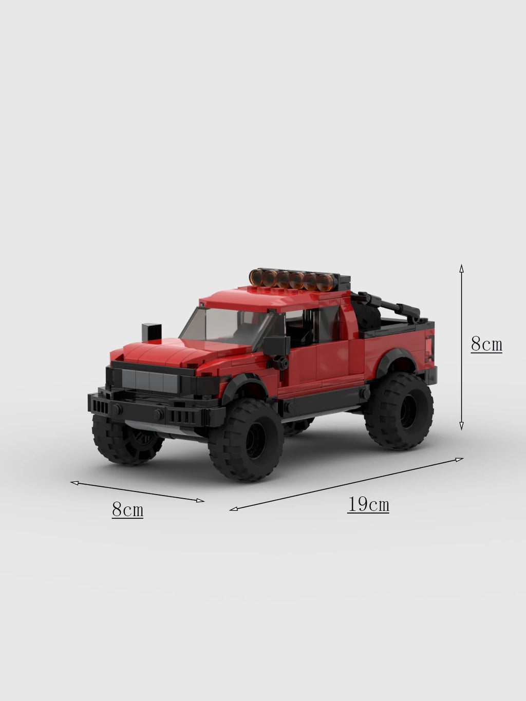 Building Block Raptor F150 Off road Adventure Car Decoration Super Sports Car Creative Garage Boy Toy Gift ﻿