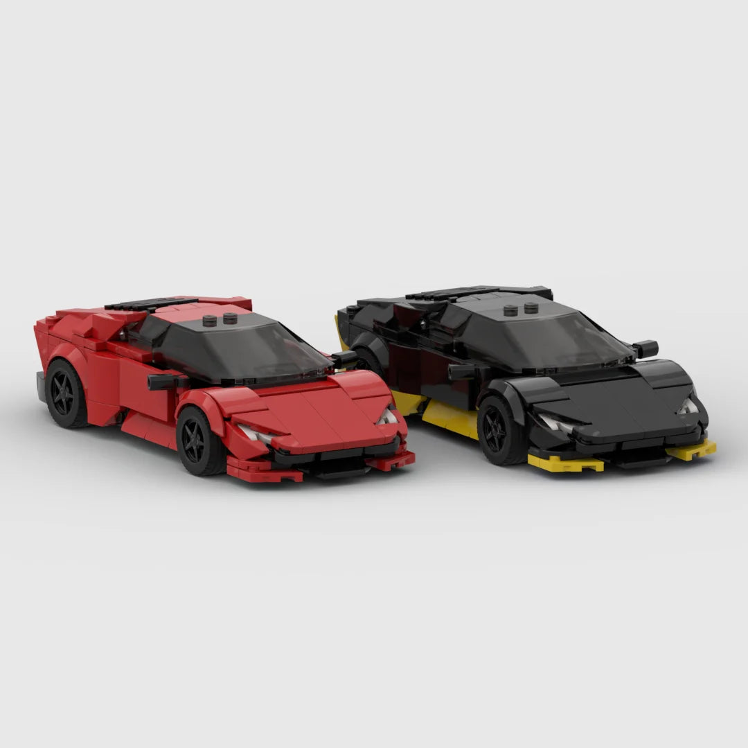 Lambo Hurricane building blocks Speed Champion Racer sports car model Creative Garage Toys for Boys Gifts