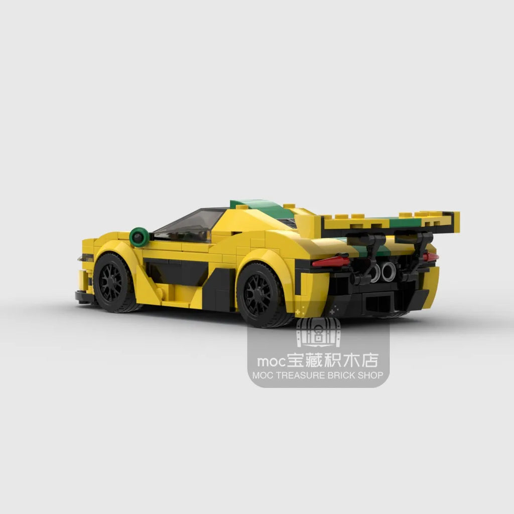 Mclaren P1 GTR Building Blocks Brick