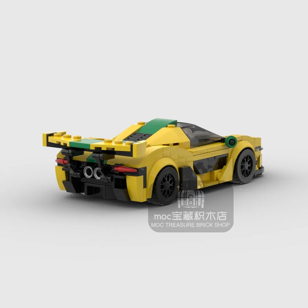 Mclaren P1 GTR Building Blocks Brick