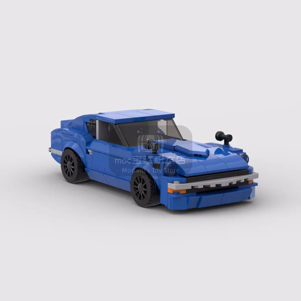 Fairlady 240Z racing sports car Vehicle Speed Champion Racer Building Blocks Brick Creative Garage Toys for Boys