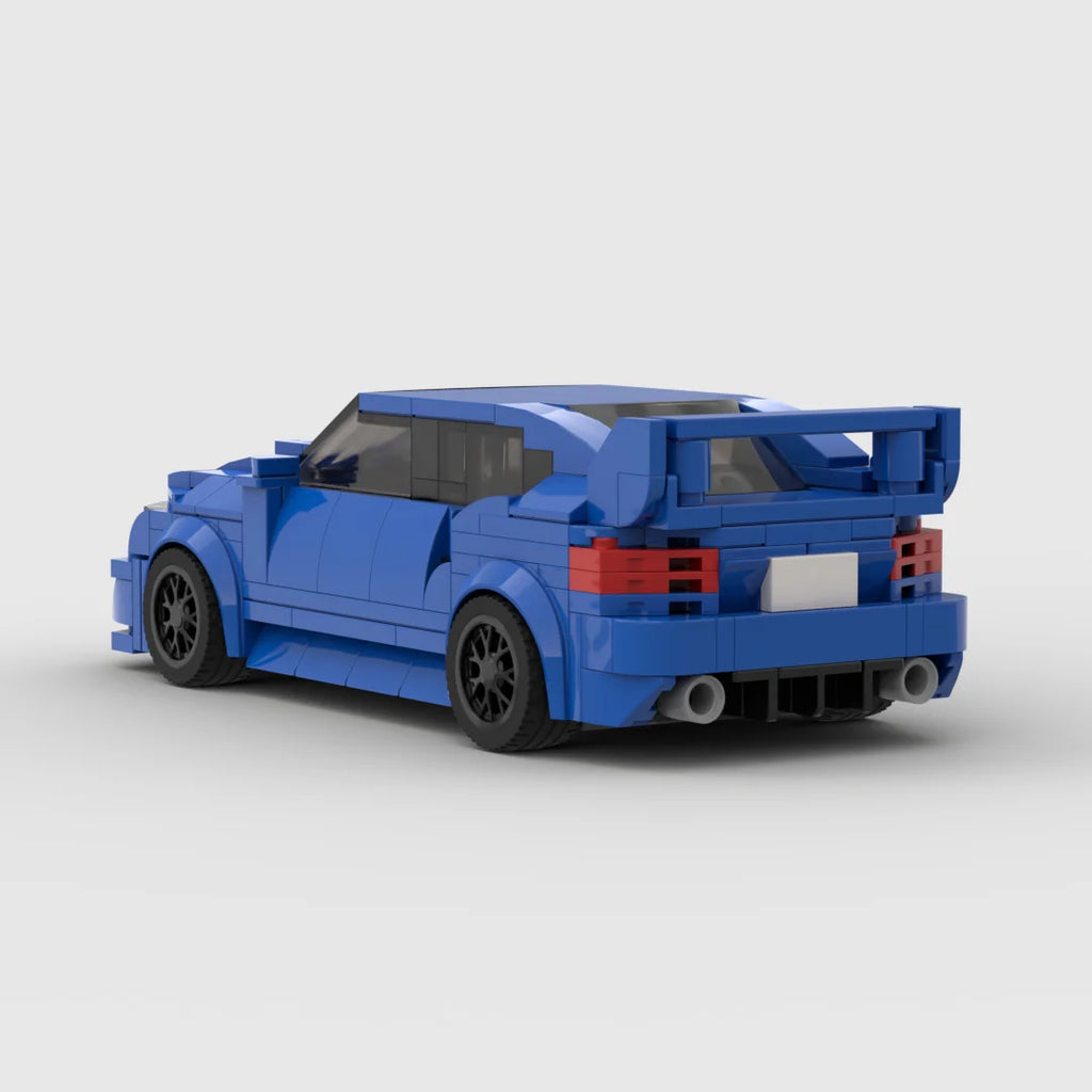 Subaru WRX STI 303pcs racing sports car Vehicle Speed Champion Racer Building Blocks Brick Creative Garage Toys for Boys