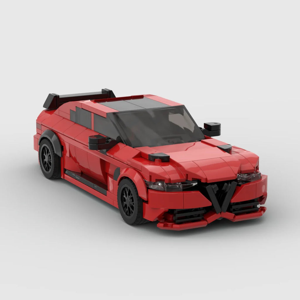 Giulia GTAm racing sports car Vehicle Speed Champion Racer Building Blocks Brick Creative Garage Toys for Boys Gifts