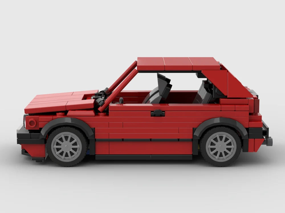 Volkswagen Golf GTI MK1  Building Blocks Brick