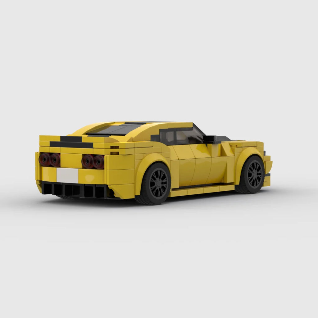 Camaro racing sports car Vehicle Speed Champion Racer Building Blocks Brick Creative Garage Toys for Boys