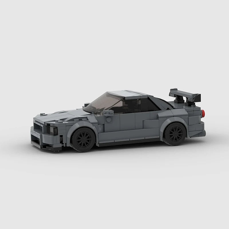 Nissan Skyline GT-R R34  Building Blocks Brick